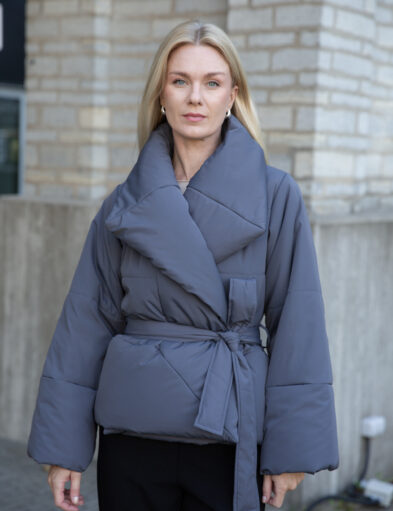 Graphite Kimono Winter Jacket