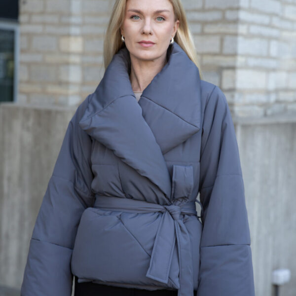 Graphite Kimono Winter Jacket