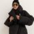Black Kimono Winter Jacket